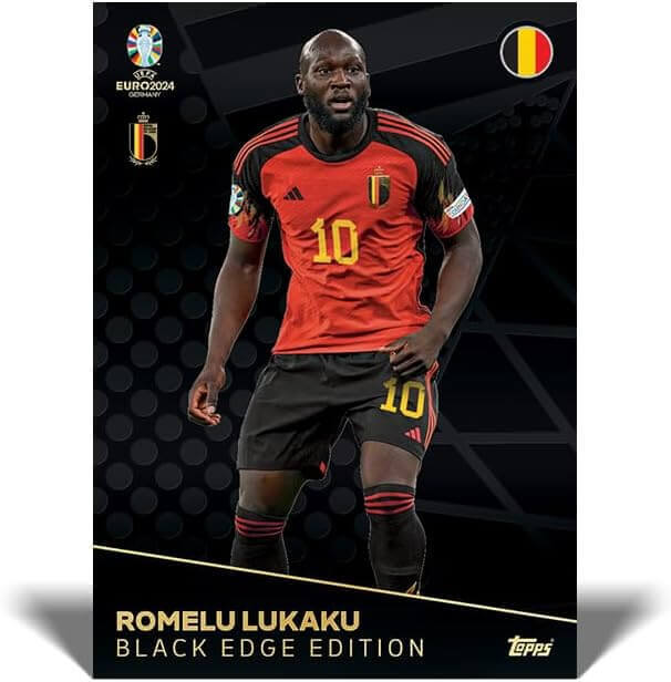 Topps Euro 2024 Official Match Attax Color: Booster Tin Raw Talent Trading Card Collection Earthlets