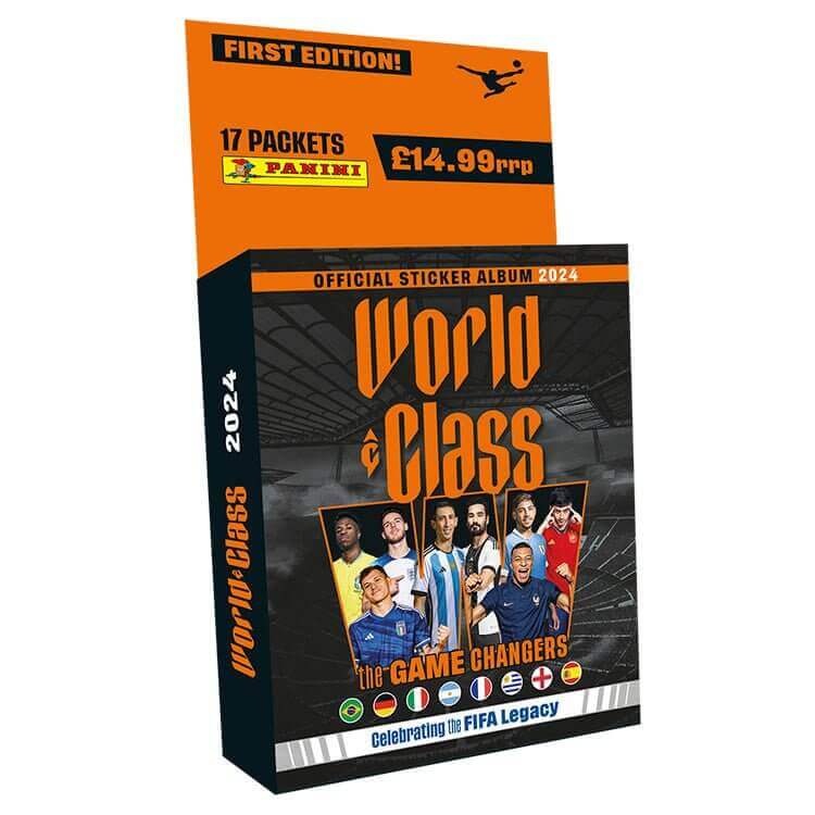 Panini FIFA 2024 World Class Sticker Collection Product: Mega Multiset Sticker Collection Earthlets
