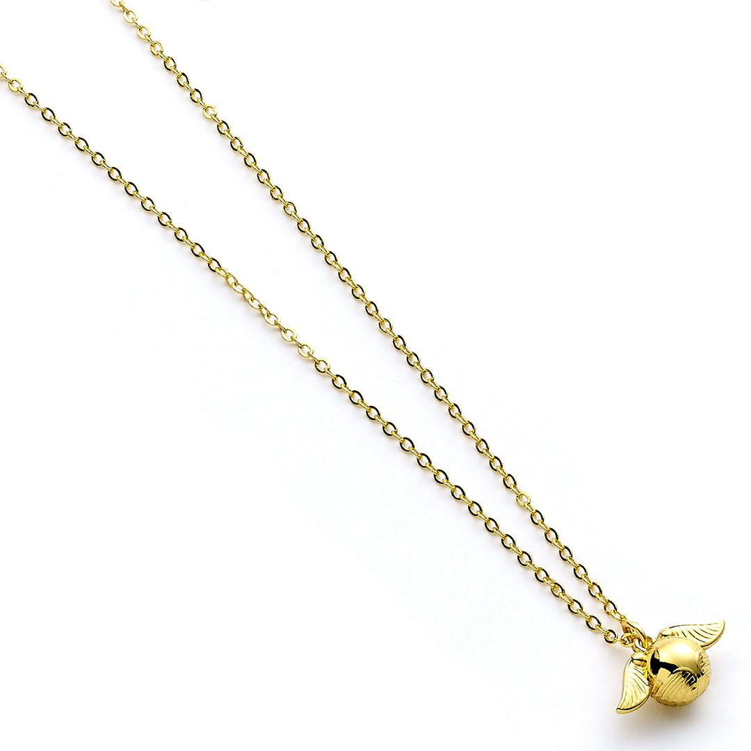 Harry Potter Cute Charm Golden Snitch Necklace
