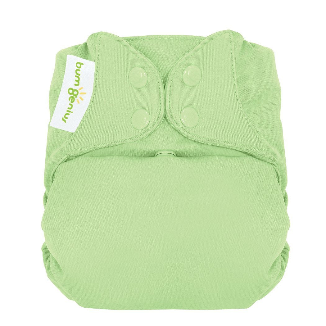 BumGeniusFreetime All-In-One One-Size Cloth NappyColour: Grasshopperreusable nappiesEarthlets