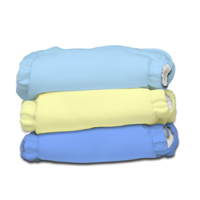 Charlie BananaNewborn Reusable Nappies - 3 Nappies and 3 InsertsColour: Unisex Pastelreusable nappies all in one nappiesEarthlets
