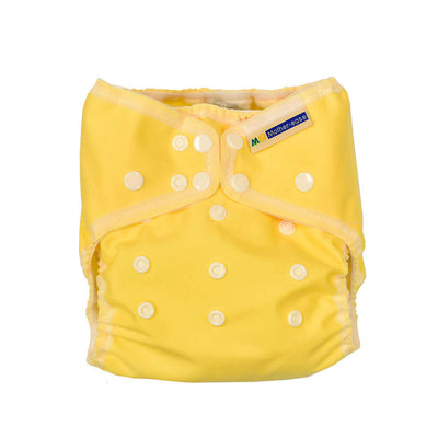 Mother-ease Wizard Uno Stay Dry - Newborn Colour: Yellow Size: XS reusable nappies all in one nappies Earthlets