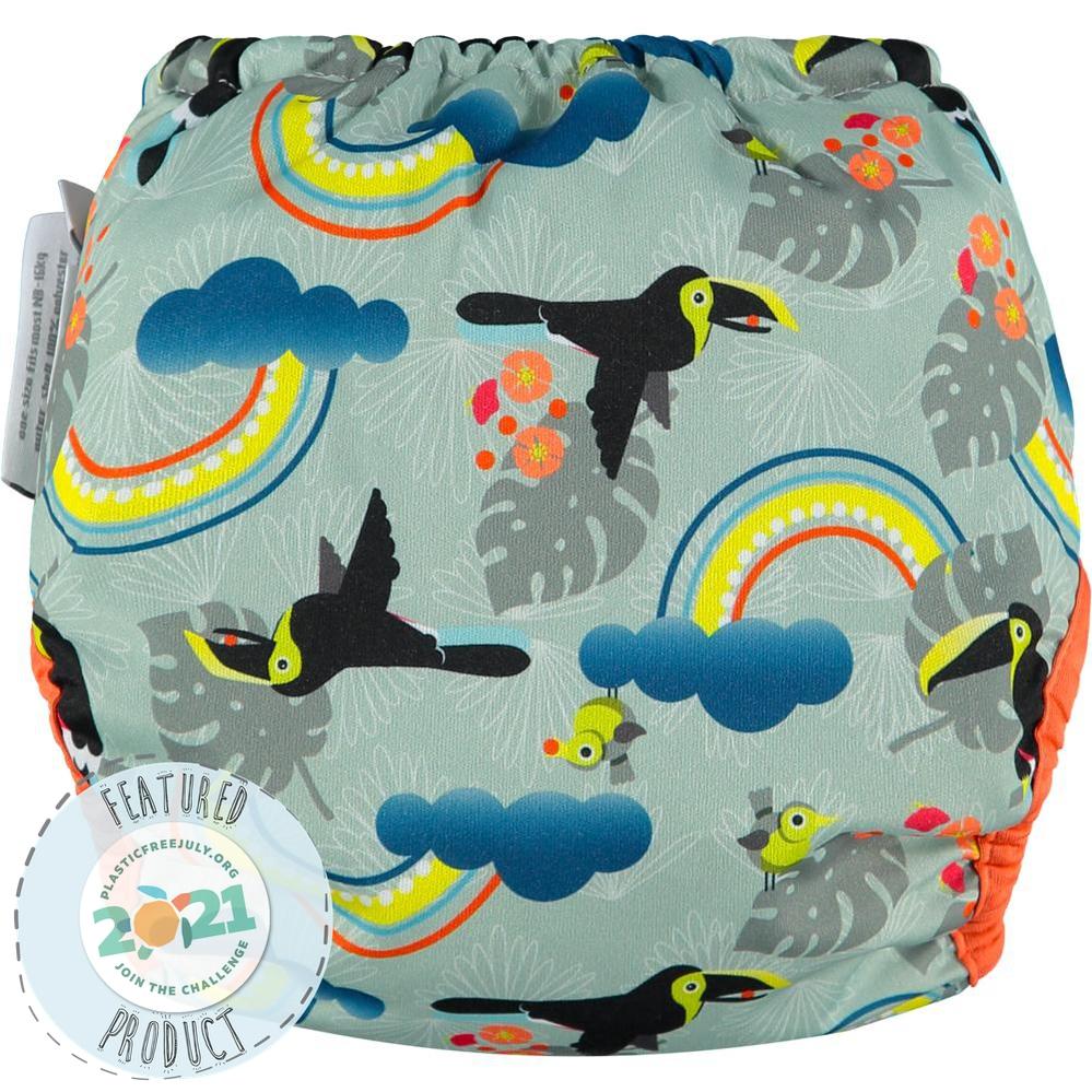Close ParentPop-in Bamboo Nappy Pattern - TabsColour: Toucanreusable nappiesEarthlets