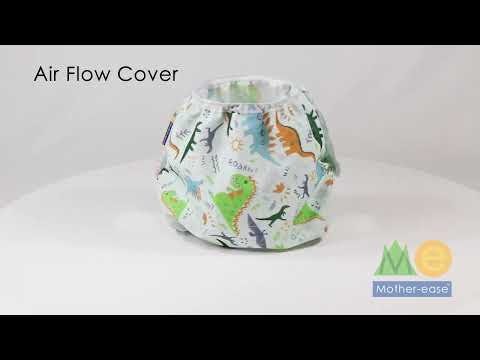 Mother-ease Air Flow Cover Coral Colour: Coral size: S reusable nappies Earthlets