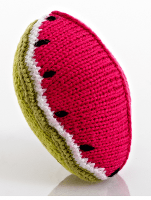 Pebble SoftHandmade baby RattleColour: Watermelonplay soft toys & rattlesEarthlets