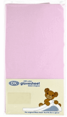 DKFitted Cot Sheet PinkColour: Pinknursery sheets & mattress protectorsEarthlets