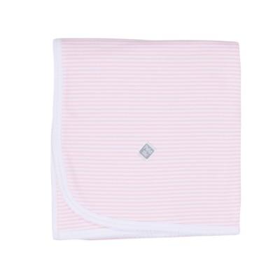 Petit Oh!Cotton BlanketColour: Pink Stripesblankets & swaddlingEarthlets