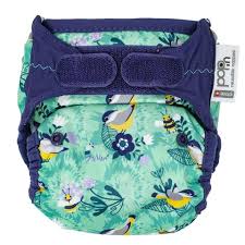 Close ParentPop-in Bamboo Nappy Pattern - TabsColour: Round The Gardenreusable nappiesEarthlets