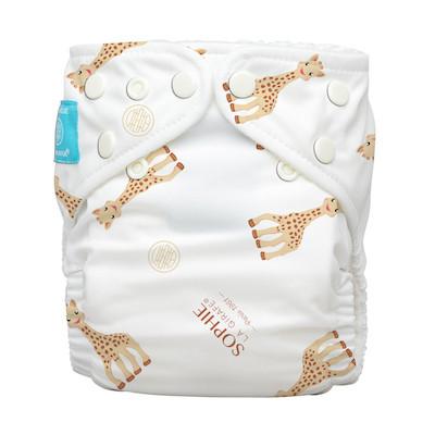 Charlie BananaSophie La Girafe One Size Hybrid AIO - Nappy and 2 InsertsColour: Classicreusable nappiesEarthlets