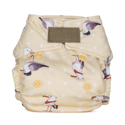 Baba + BooNewborn Reusable Nappy - PrintsColour: Seagullsreusable nappies all in one nappiesEarthlets