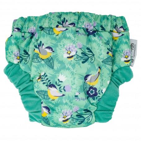Close ParentPop-in Night Time Training Pant Round The GardenColour: Round The GardenSize: Largepotty training reusable pantsEarthlets