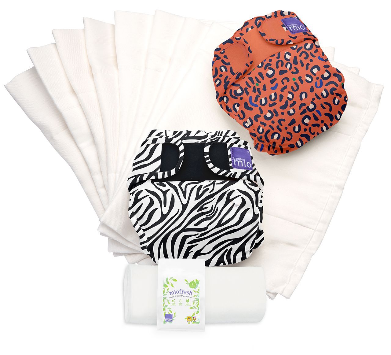 Bambino Mio| Mioduo Reusable Nappy Set Safari Celebration | Earthlets.com |  | reusable nappies